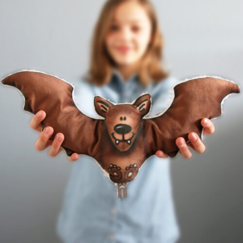 Kuscheltier, Glücksbringer Fledermaus "Freddy"